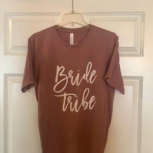 Women’s Bella + Canvas “Bride Tribe” T-Shirt (L)